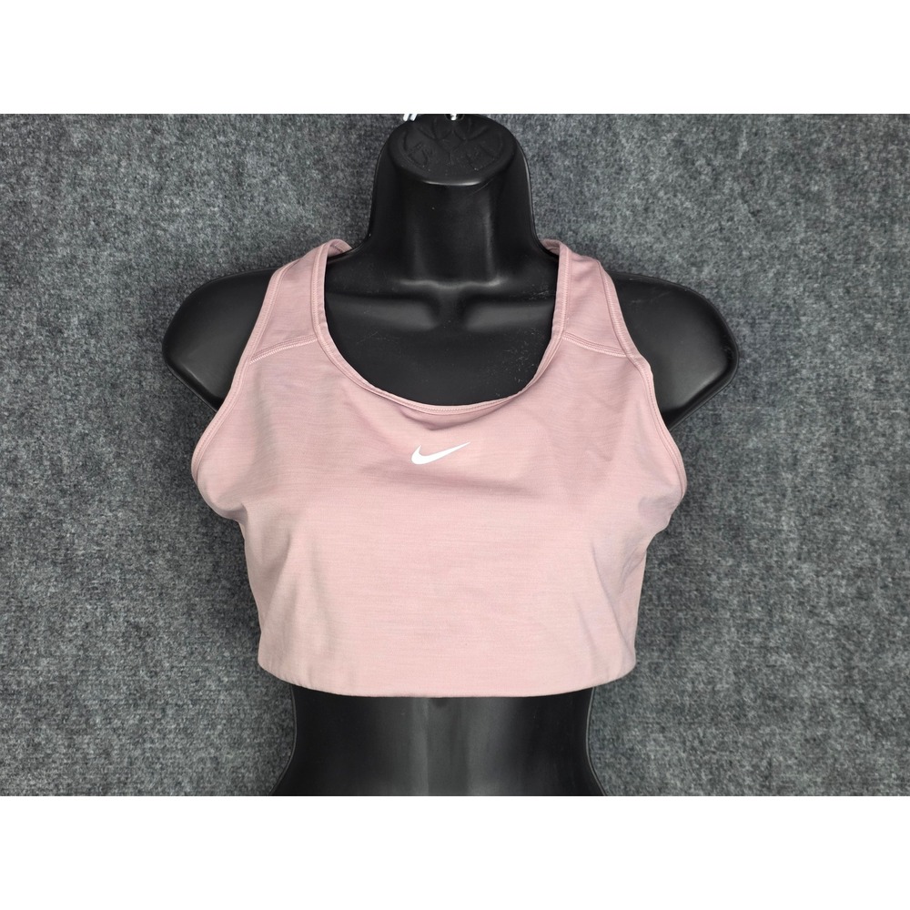Nike Dri-FIT Sports Bra XL Pink Racerback‎ Athletic Workout Activewear Training